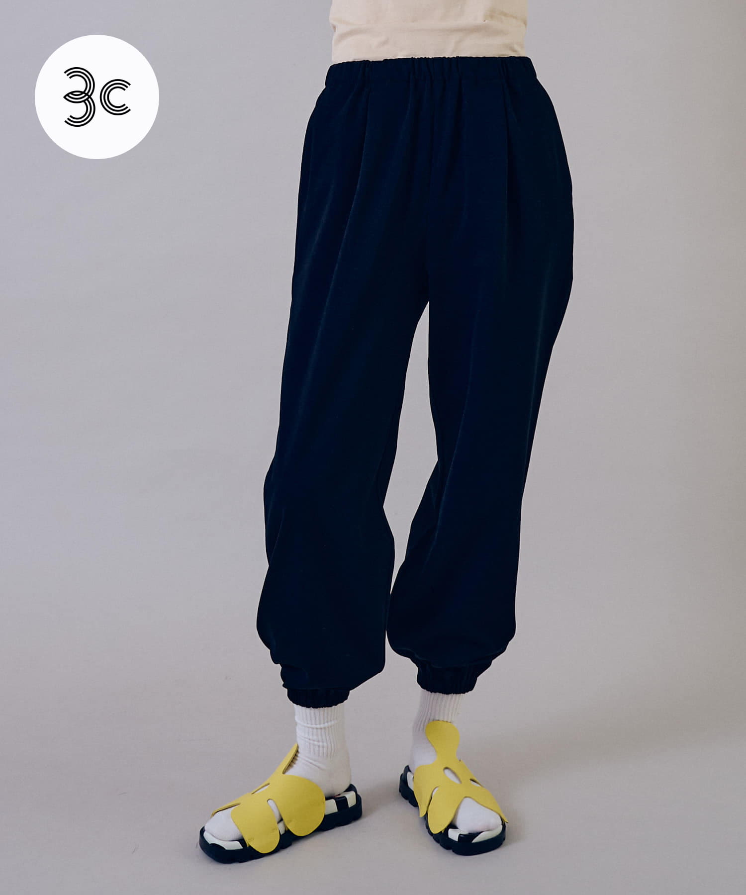『別注』MIDIUMISOLID×TGM　RE-Jogger sweat pants BLACK one
