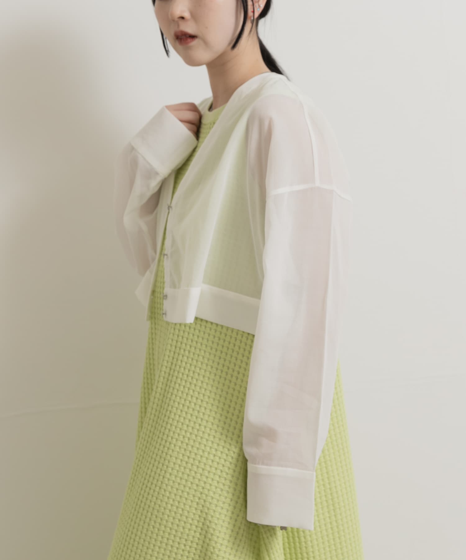 身長：156cm サイズ：one