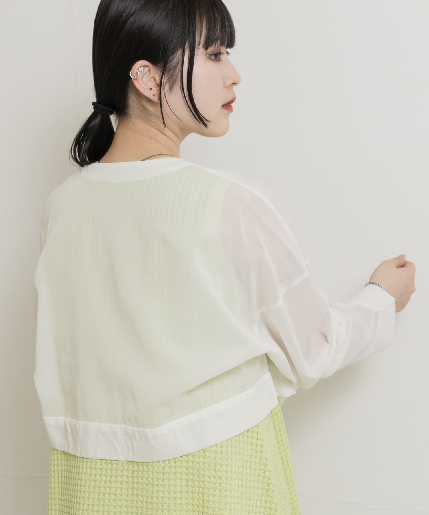 身長：156cm サイズ：one