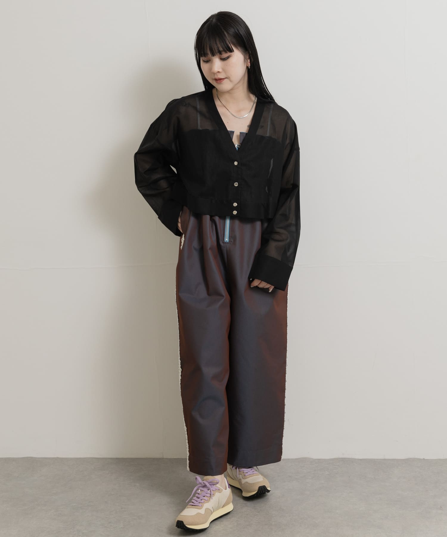 身長：156cm サイズ：one