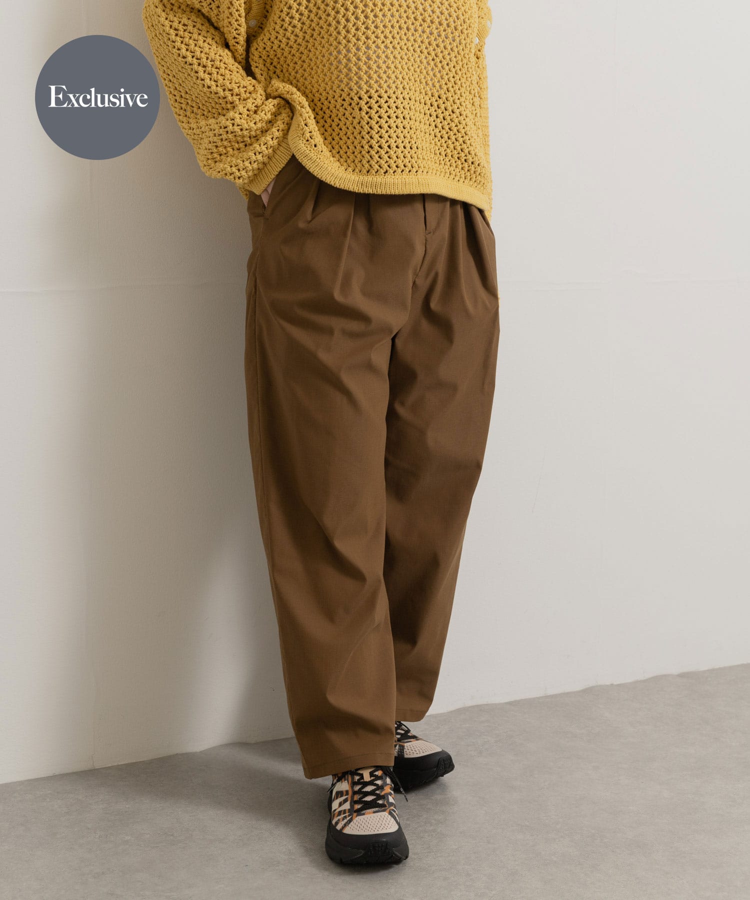 『別注』MIDIUMISOLID×TGM　tuck wide tapered PT