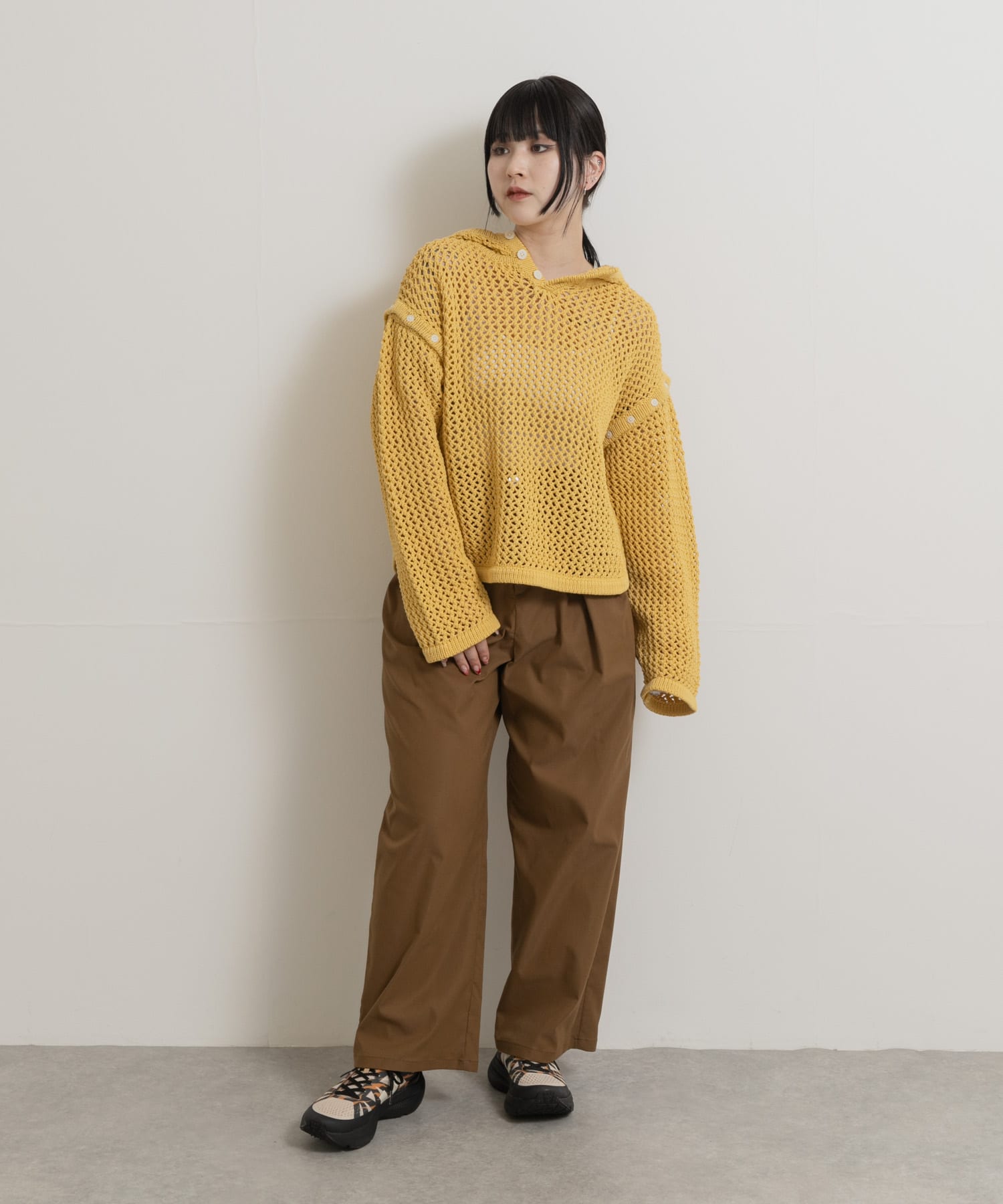 身長：156cm サイズ：one