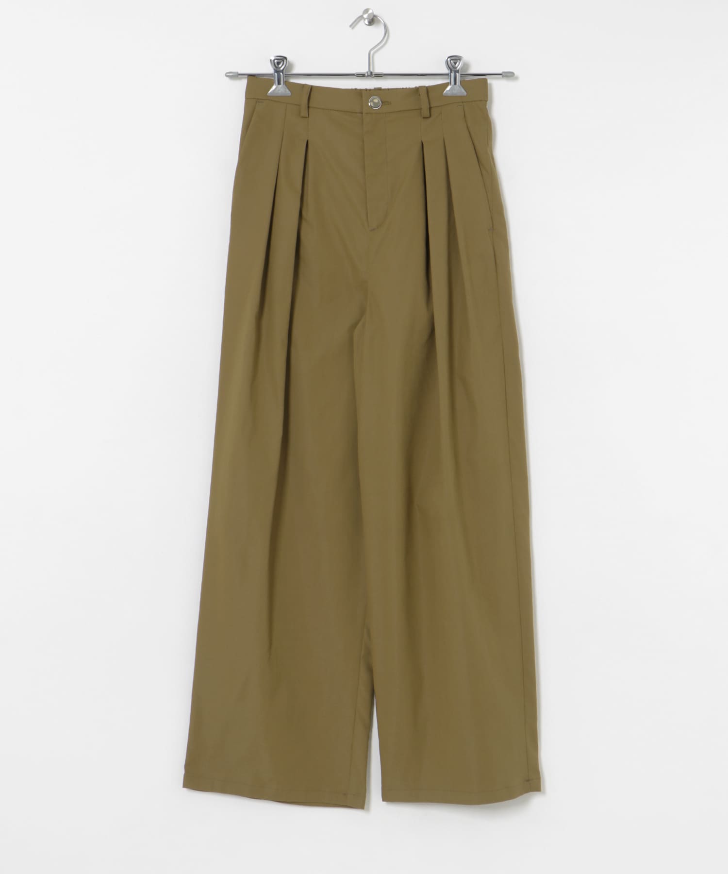 『別注』MIDIUMISOLID×TGM　tuck wide tapered PT KHAKI one