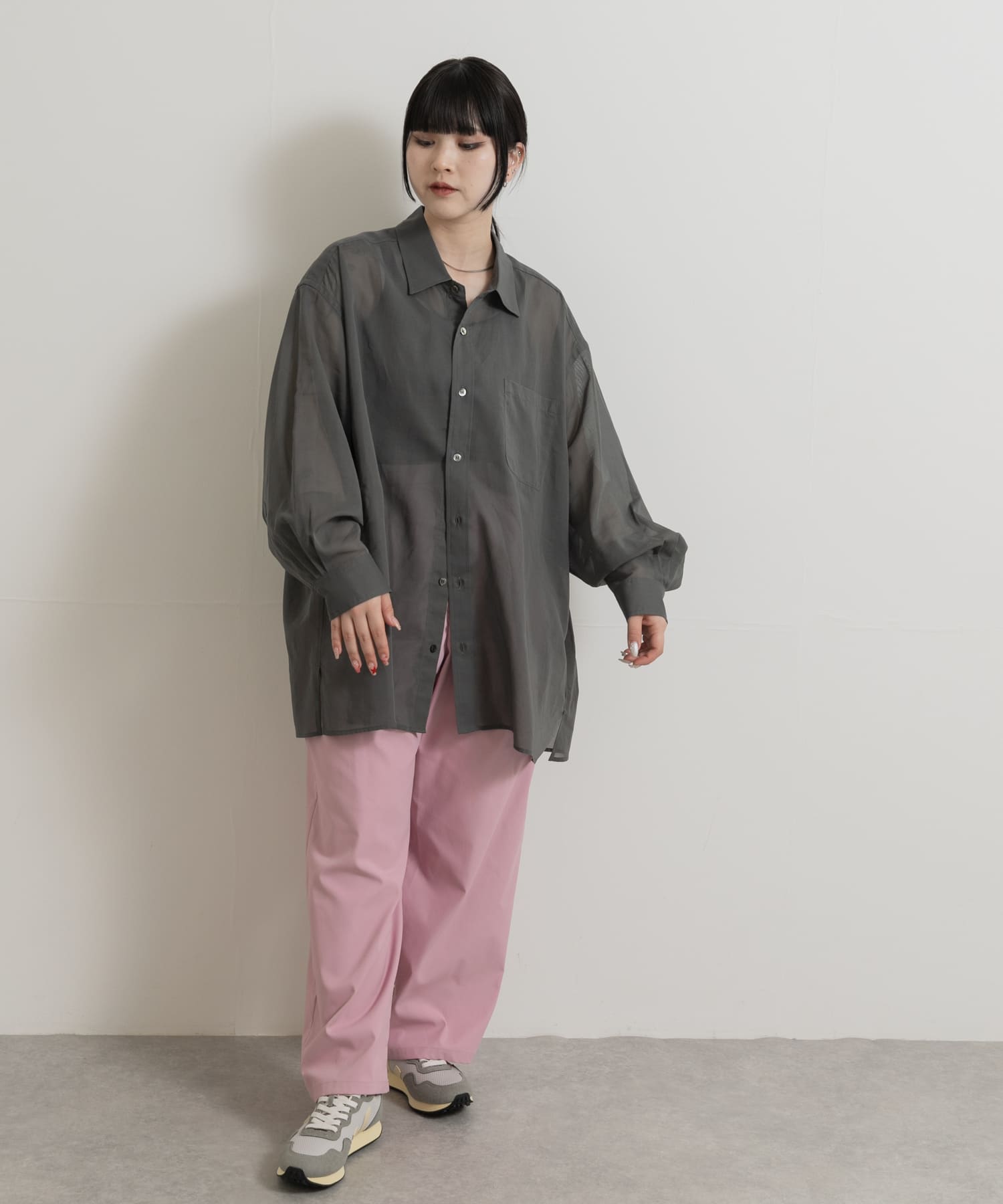 身長：156cm サイズ：one