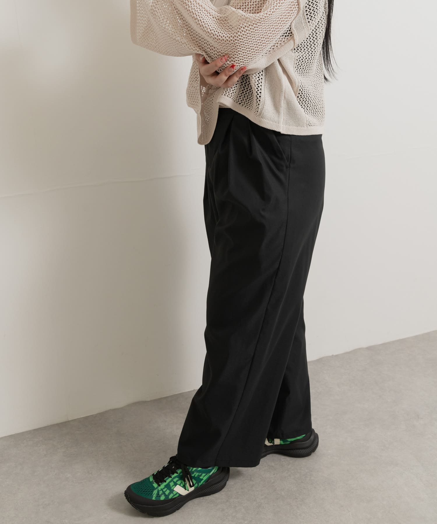 身長：156cm サイズ：one