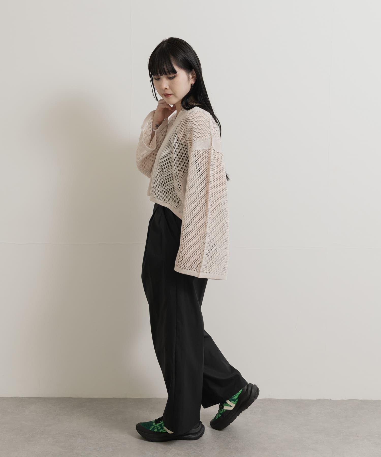 身長：156cm サイズ：one