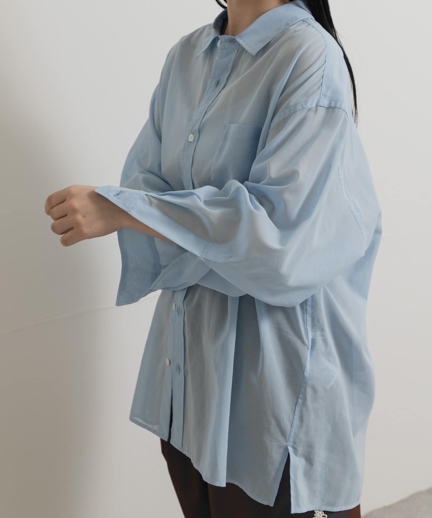 身長：156cm サイズ：one
