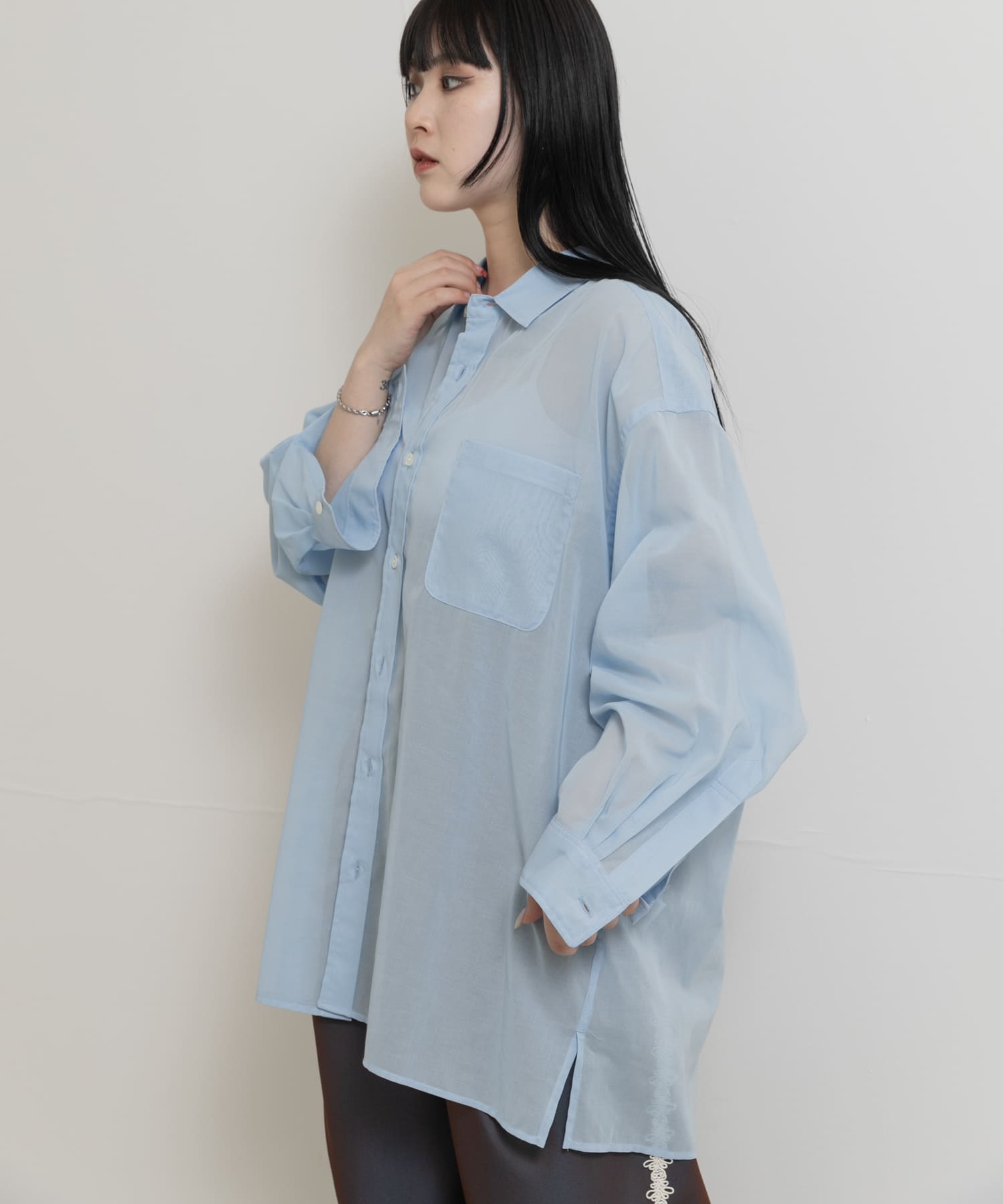 身長：156cm サイズ：one