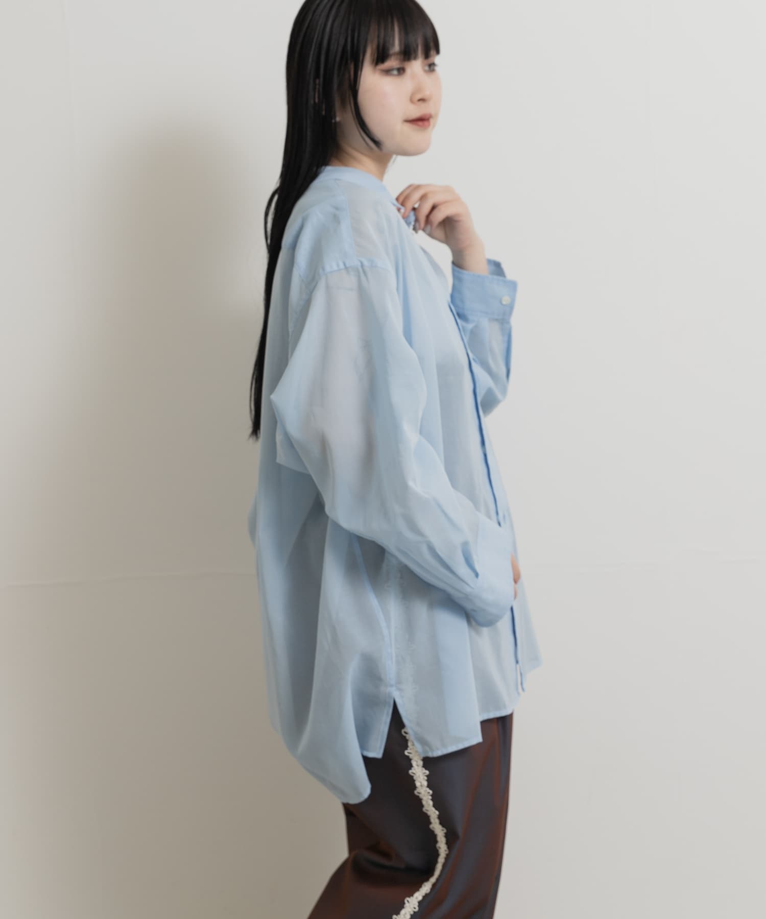 身長：156cm サイズ：one