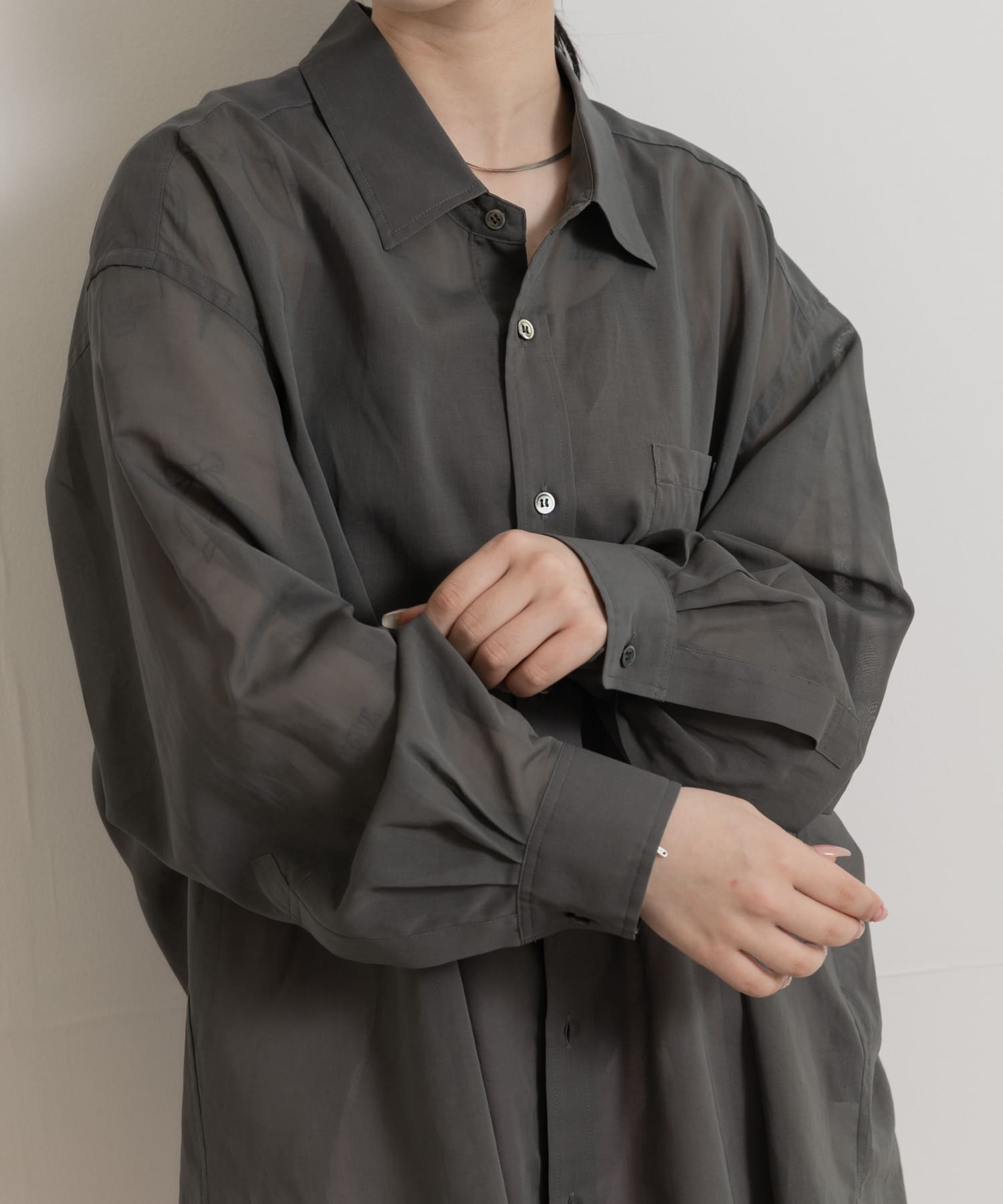 身長：156cm サイズ：one