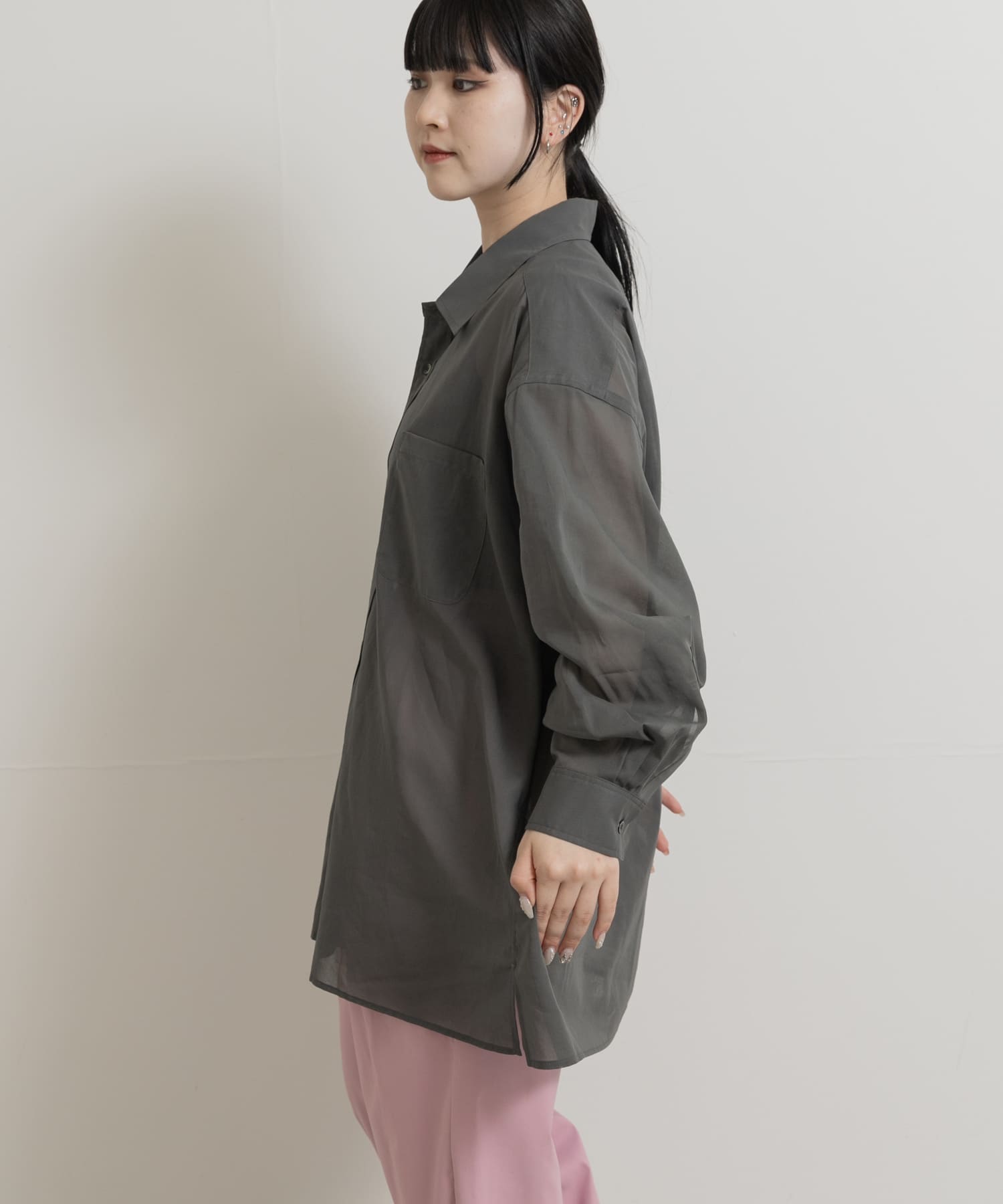 身長：156cm サイズ：one