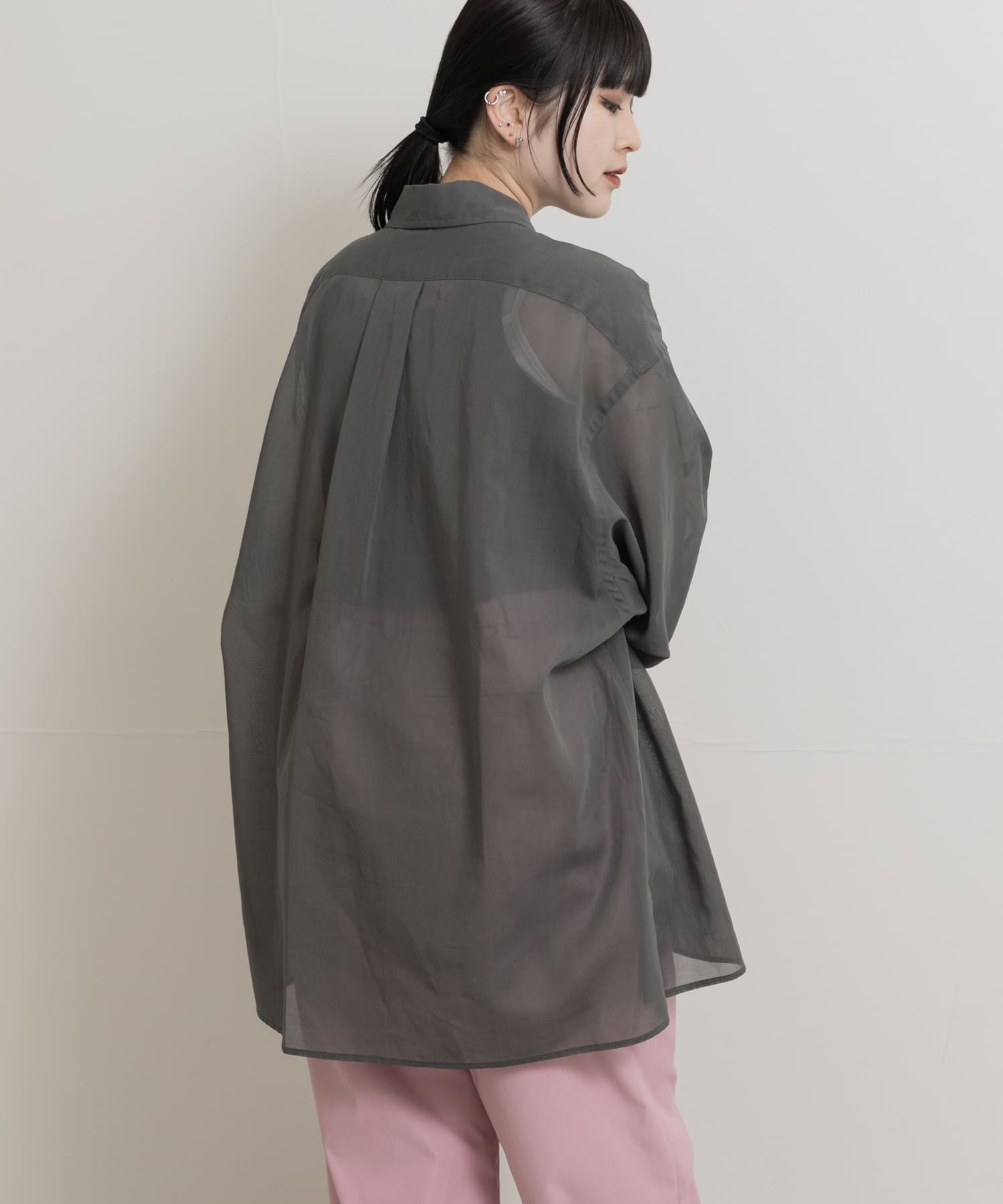 身長：156cm サイズ：one