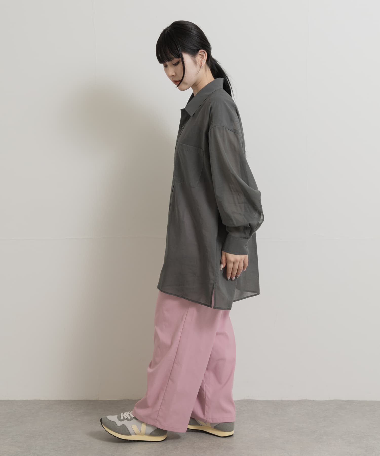 身長：156cm サイズ：one