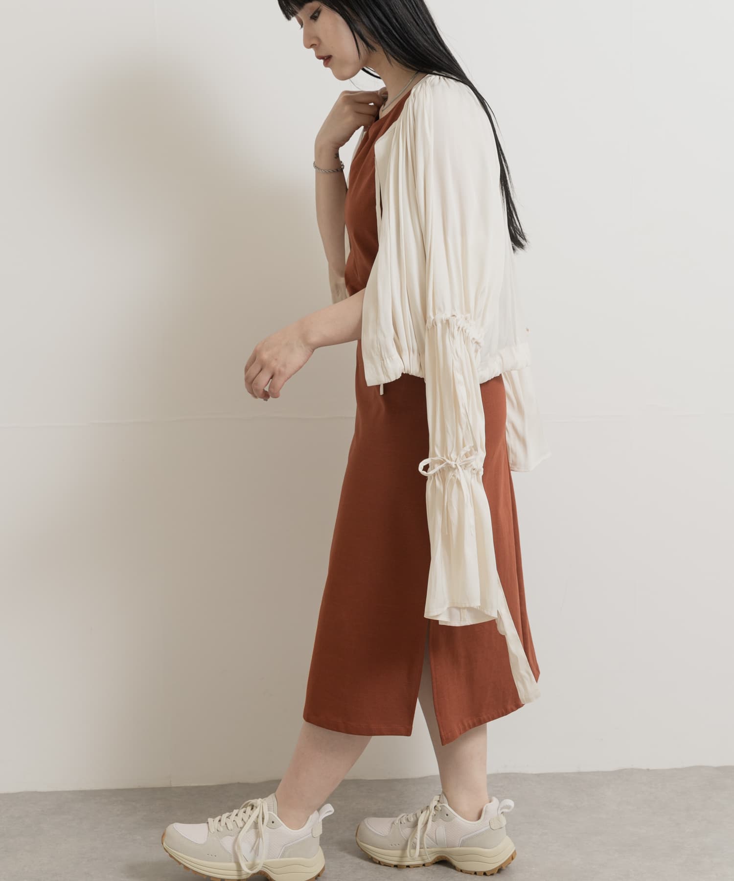 身長：156cm サイズ：one