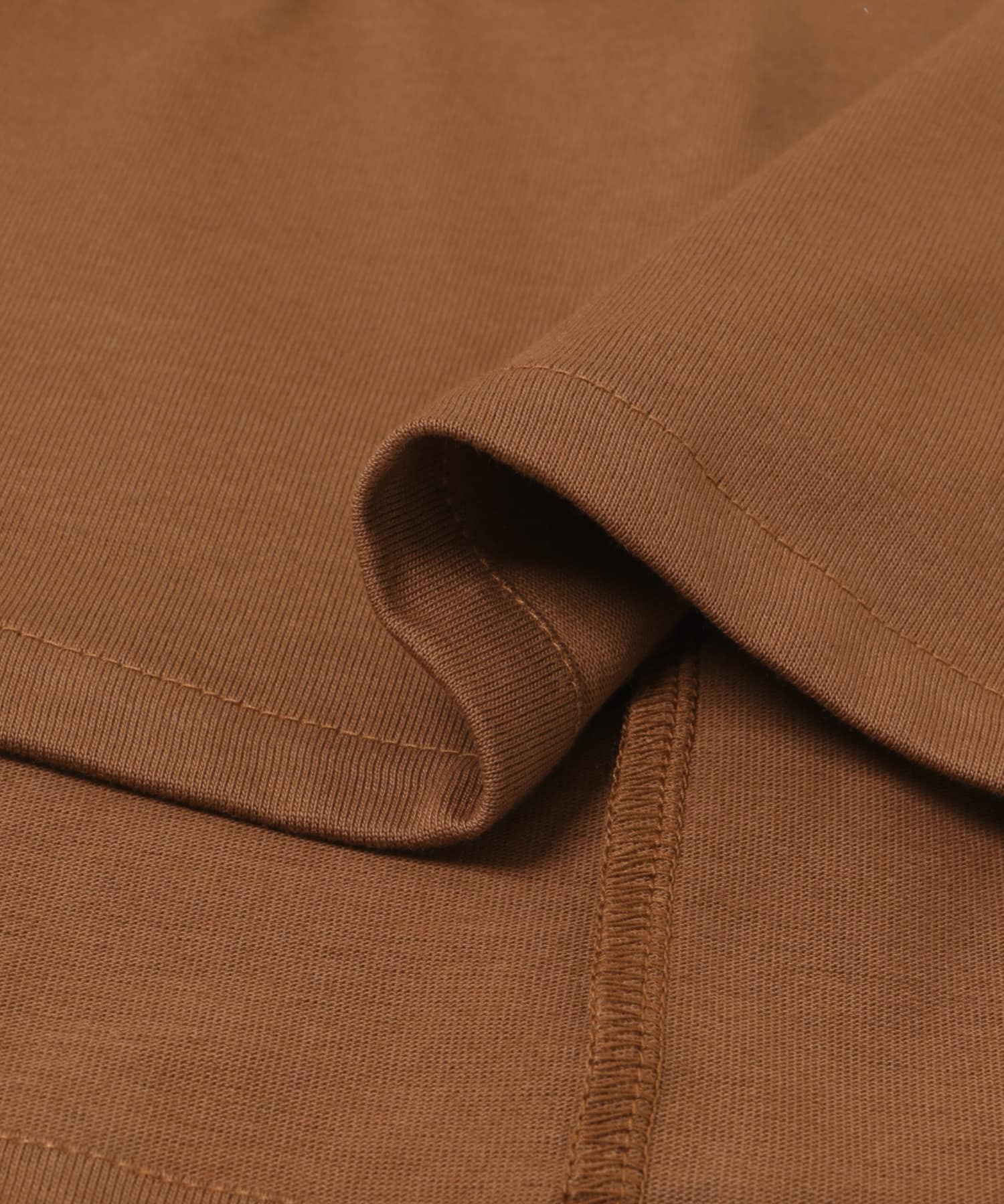 『別注』MIDIUMISOLID×TGM　back open neck one-piece BROWN one