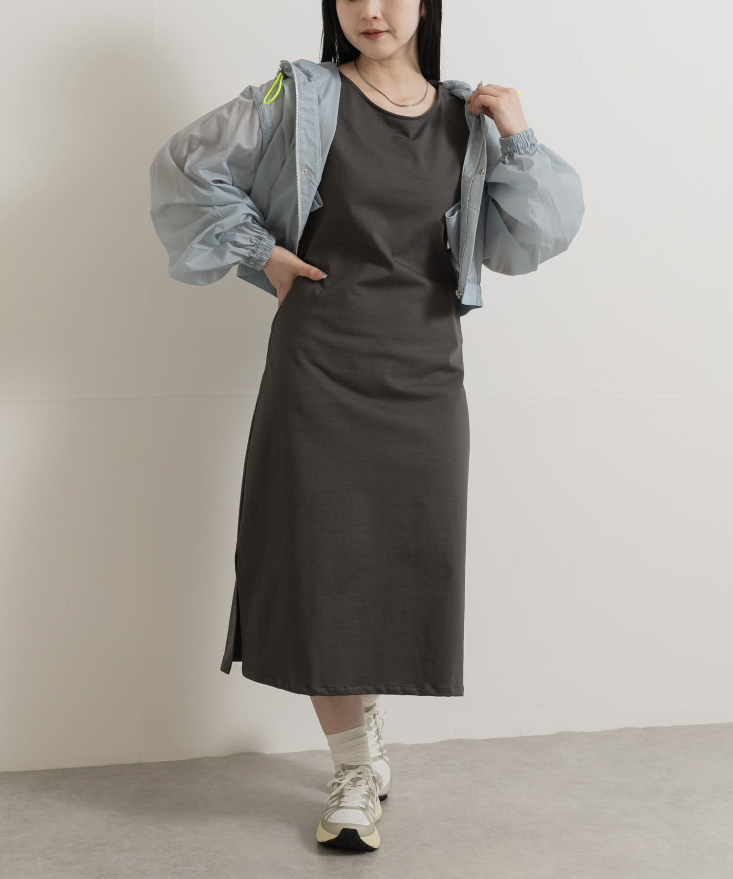 身長：156cm サイズ：one