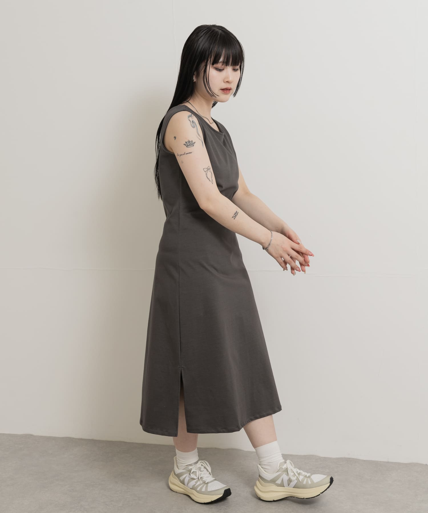 身長：156cm サイズ：one