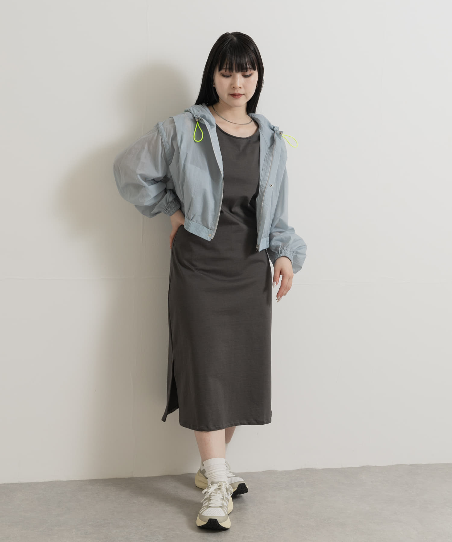 身長：156cm サイズ：one