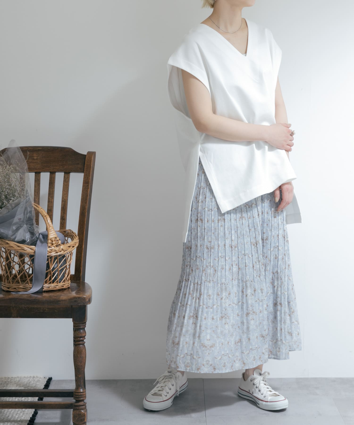 身長：163cm サイズ：one