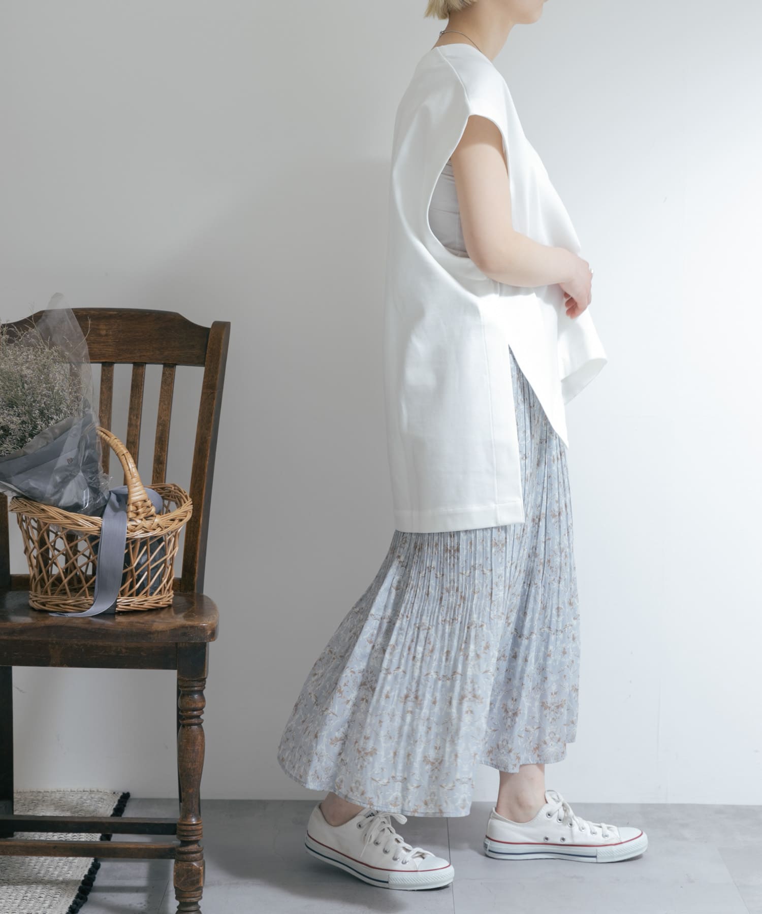 身長：163cm サイズ：one