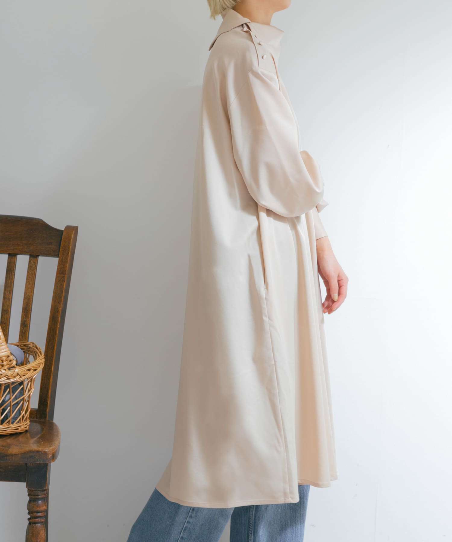 身長：163cm サイズ：one