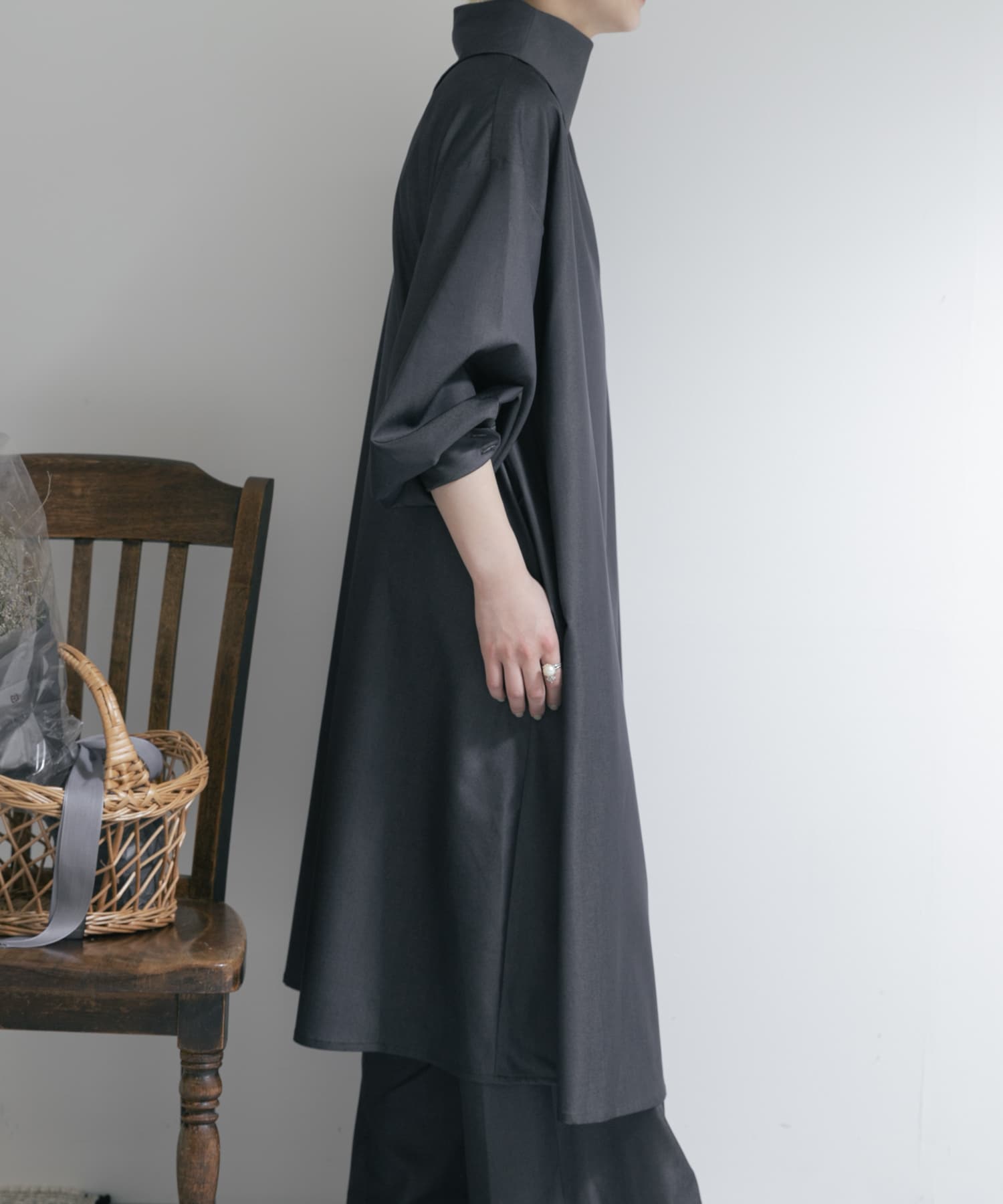 身長：163cm サイズ：one