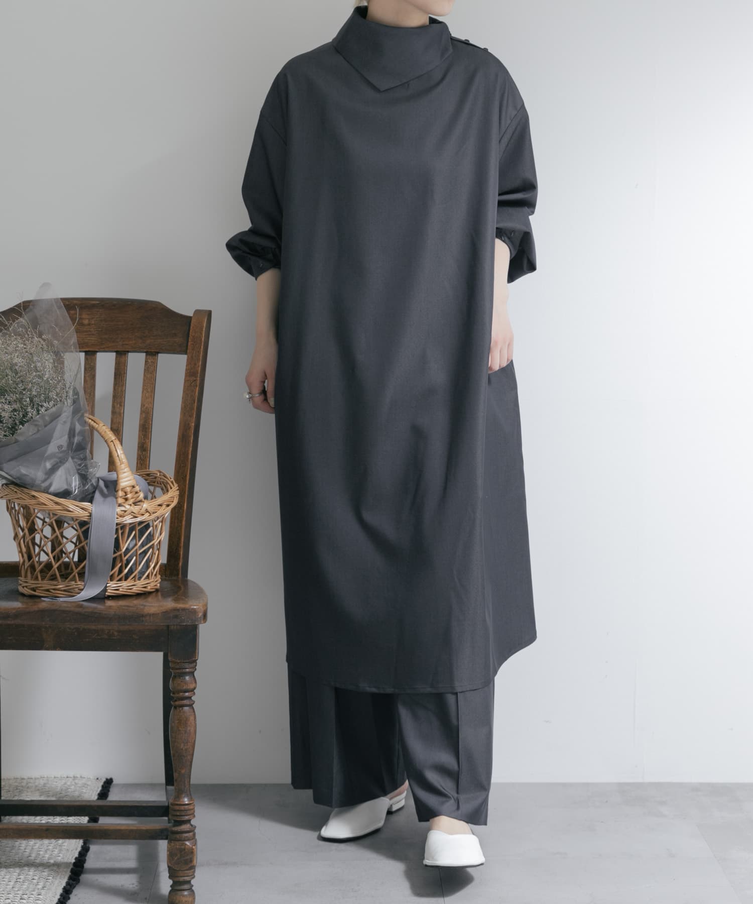 身長：163cm サイズ：one