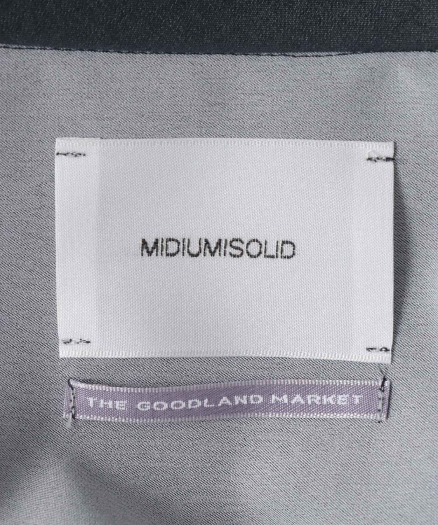 『別注』MIDIUMISOLID×TGM　Scarf collar wide one-piece C.Gray one