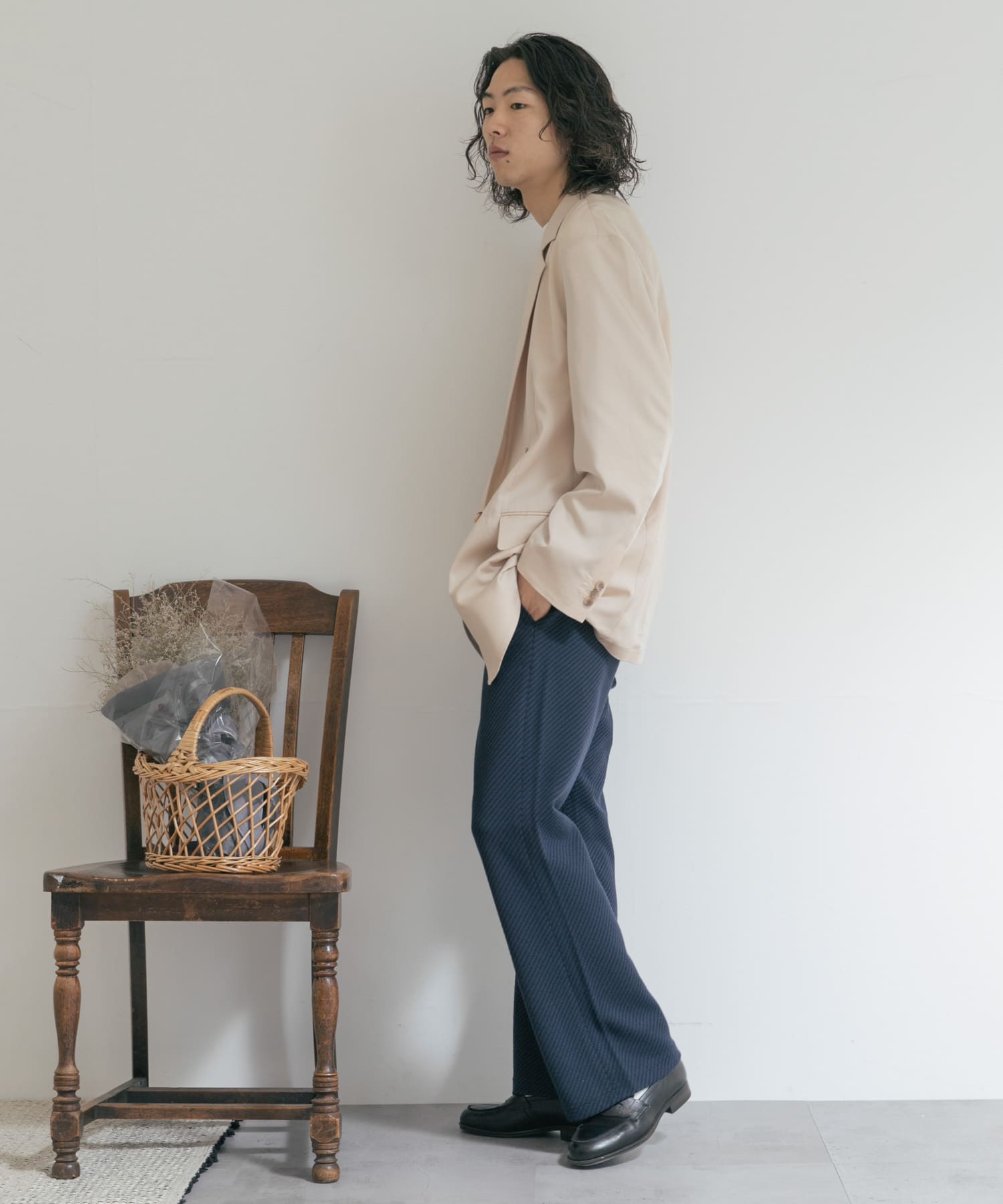 身長：178cm サイズ：one