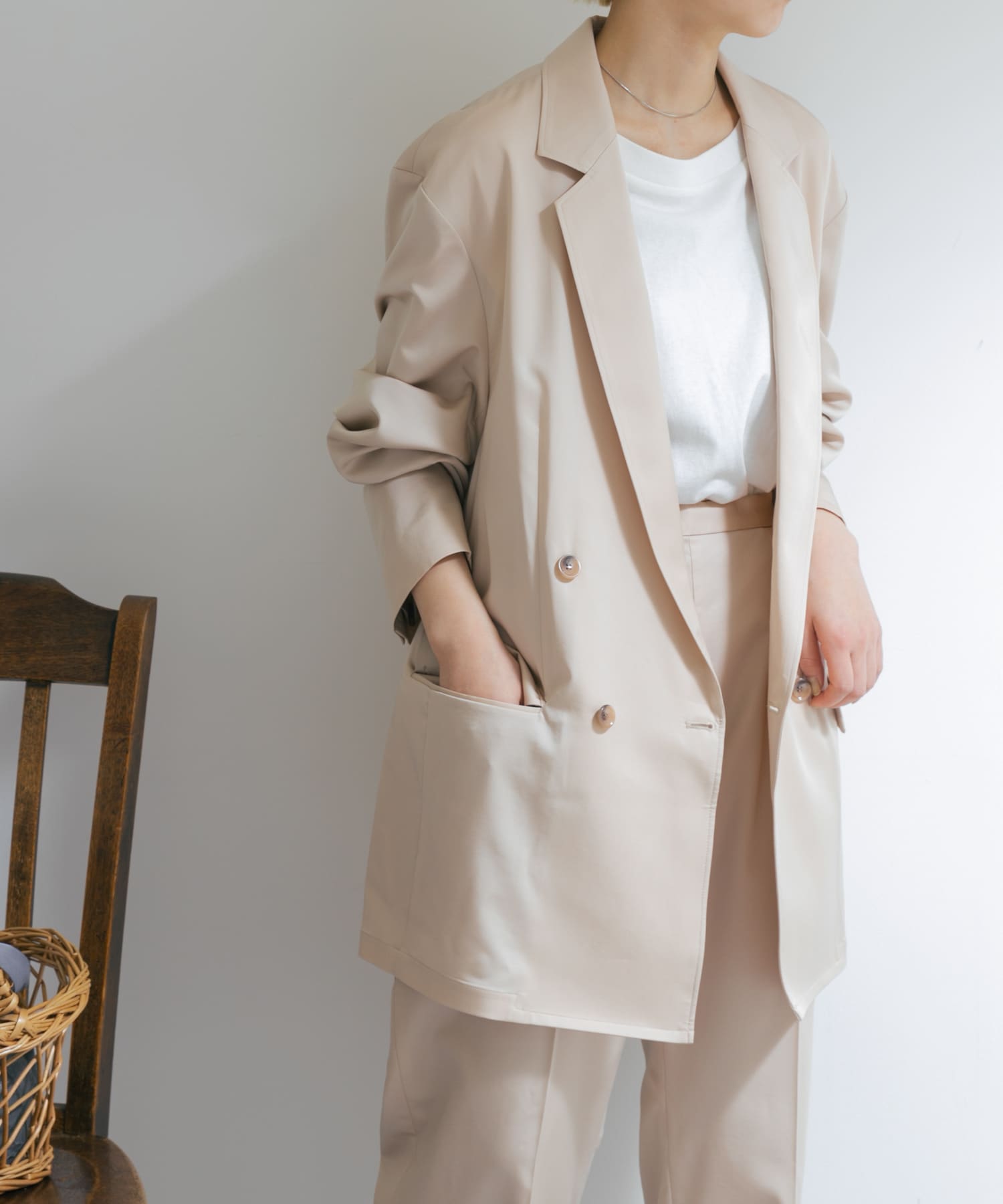 身長：163cm サイズ：one