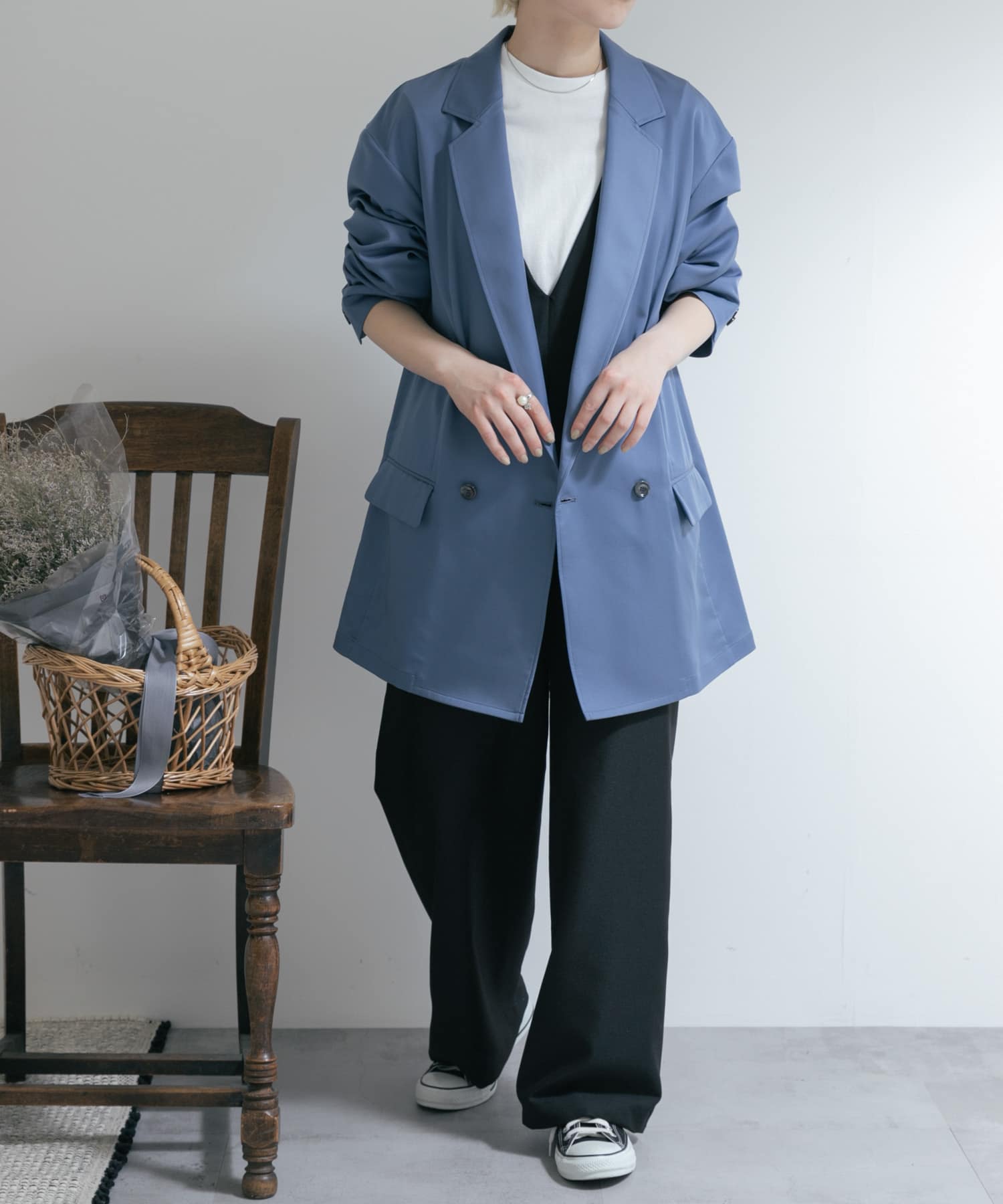 身長：163cm サイズ：one