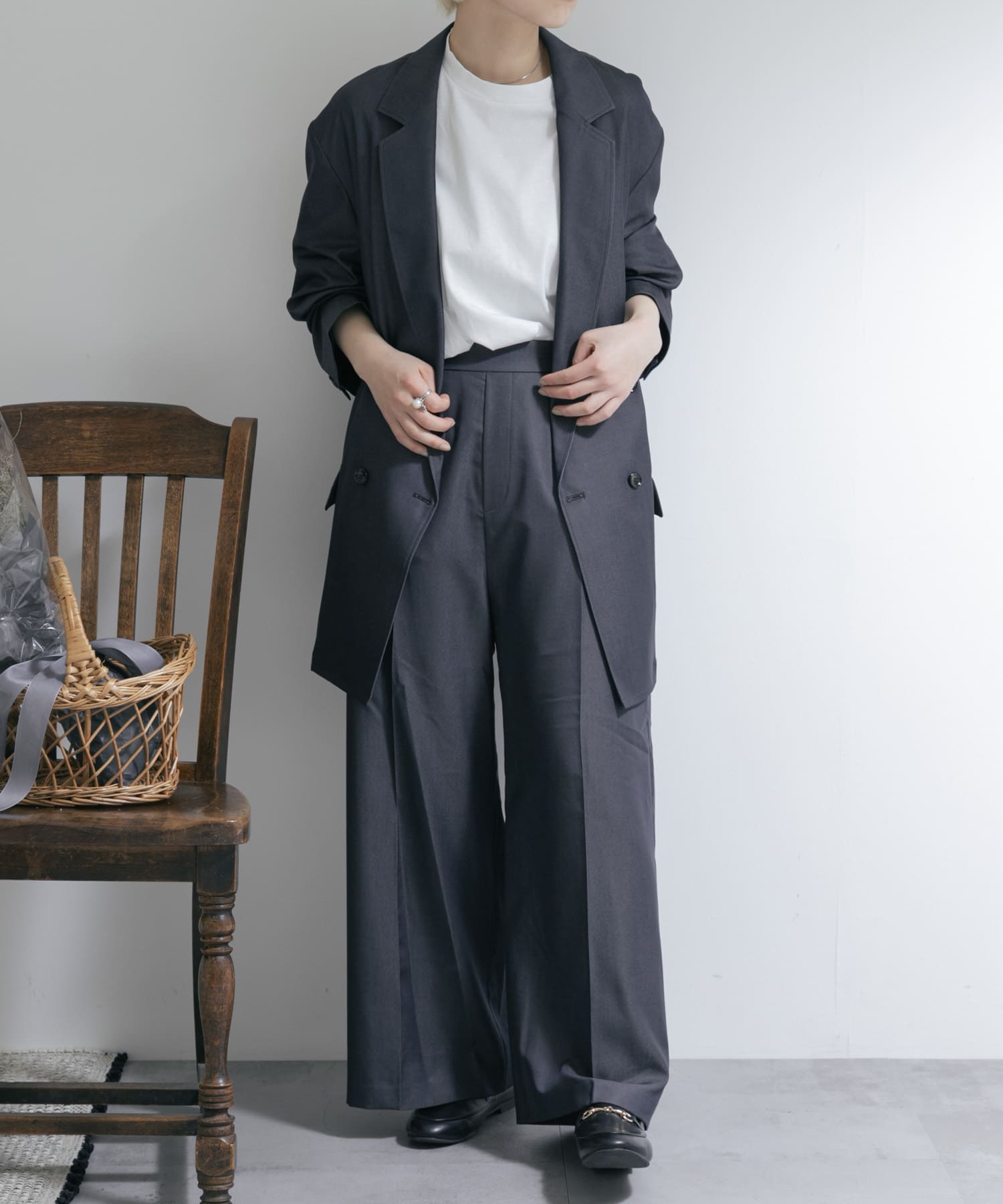 身長：163cm サイズ：one