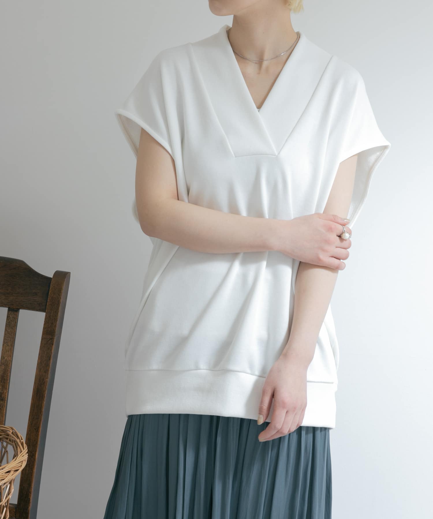 身長：163cm サイズ：one