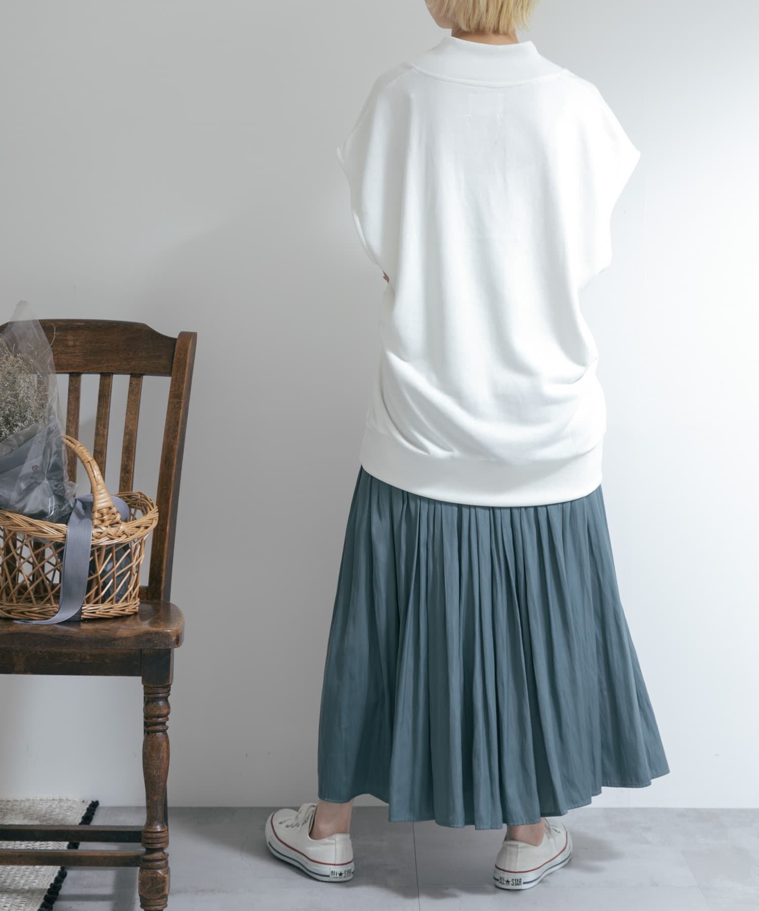 身長：163cm サイズ：one