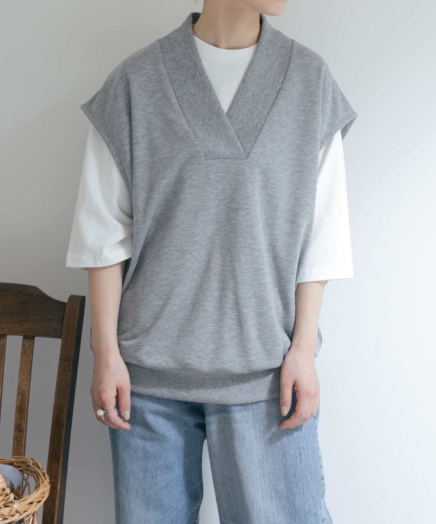 身長：163cm サイズ：one