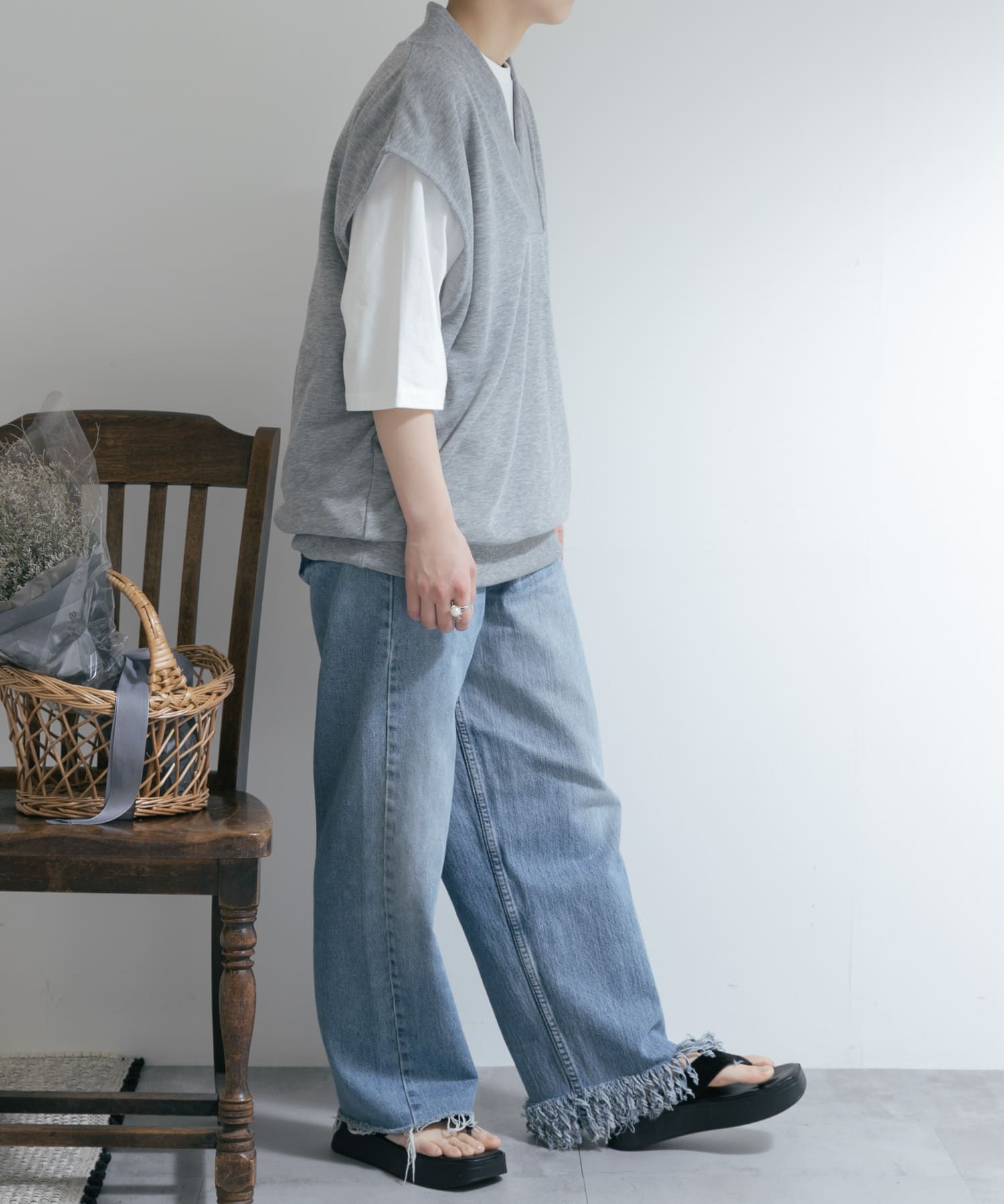 身長：163cm サイズ：one