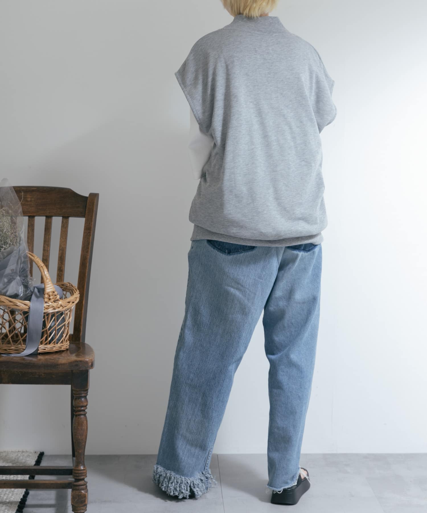 身長：163cm サイズ：one