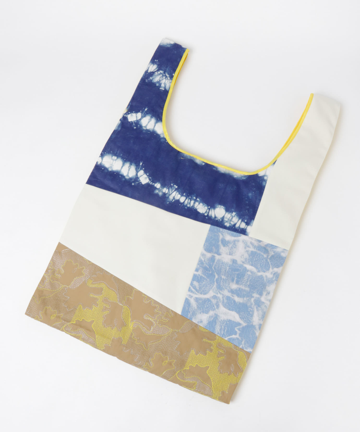 『別注』MIDIUMISOLID×TGM　Patchwork bag Yellow one