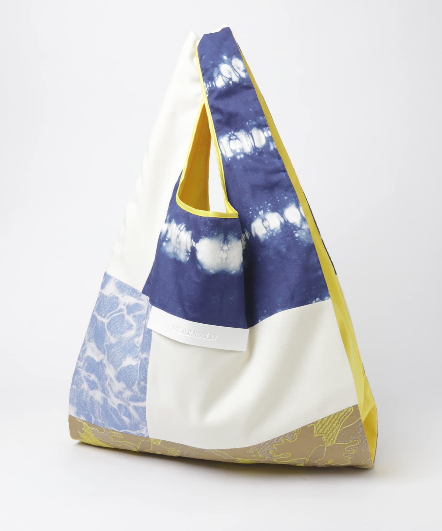 『別注』MIDIUMISOLID×TGM　Patchwork bag Yellow one