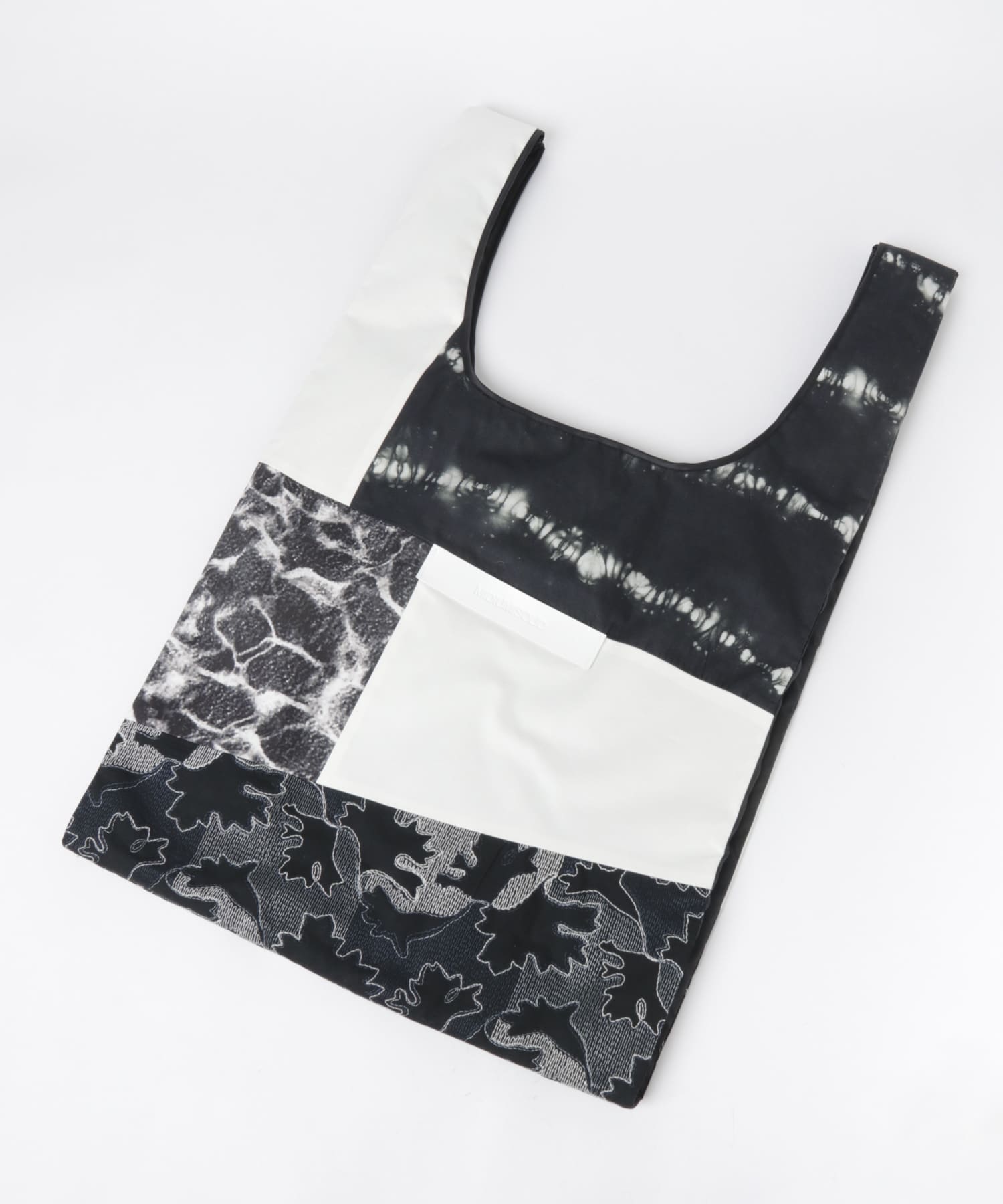 『別注』MIDIUMISOLID×TGM　Patchwork bag Black one