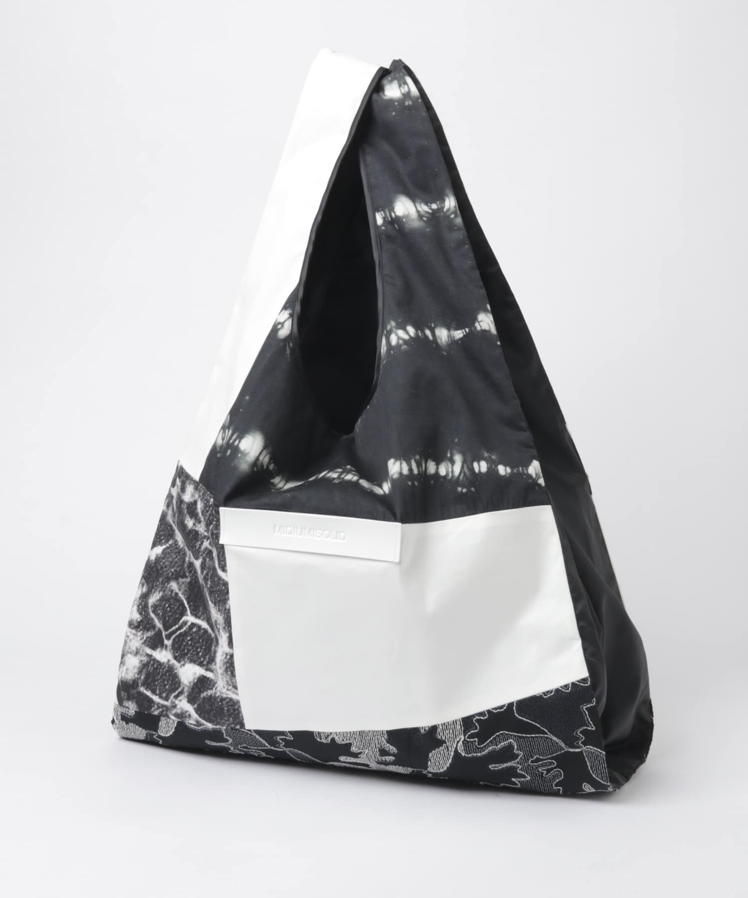 『別注』MIDIUMISOLID×TGM　Patchwork bag Black one