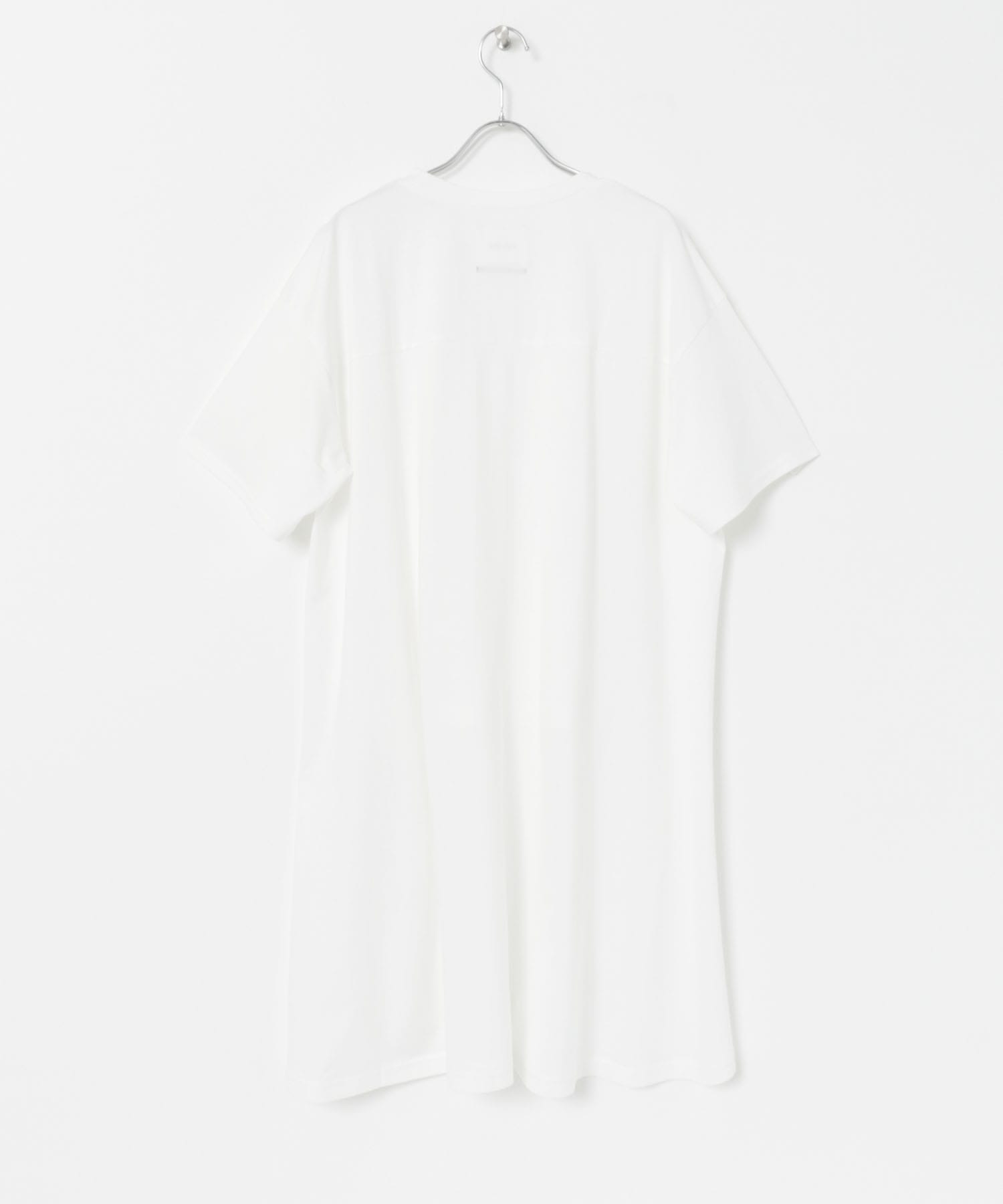 『別注』MIDIUMISOLID×TGM　back long big t-shirts off white FREE