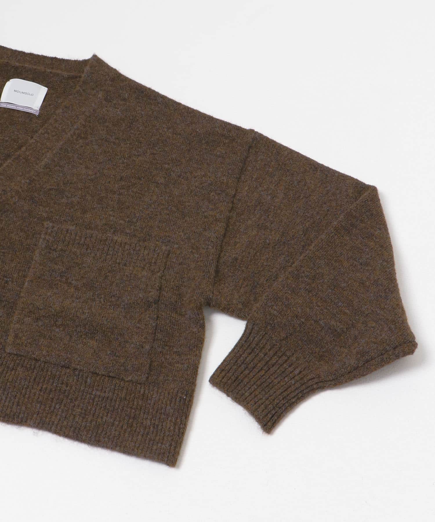 『別注』MIDIUMISOLID×TGM　wide cardigan brown FREE