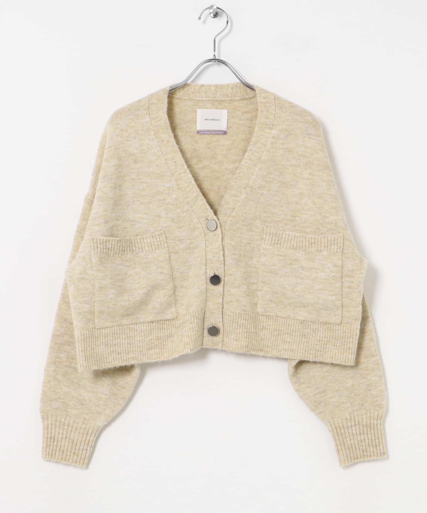 『別注』MIDIUMISOLID×TGM　wide cardigan beige FREE