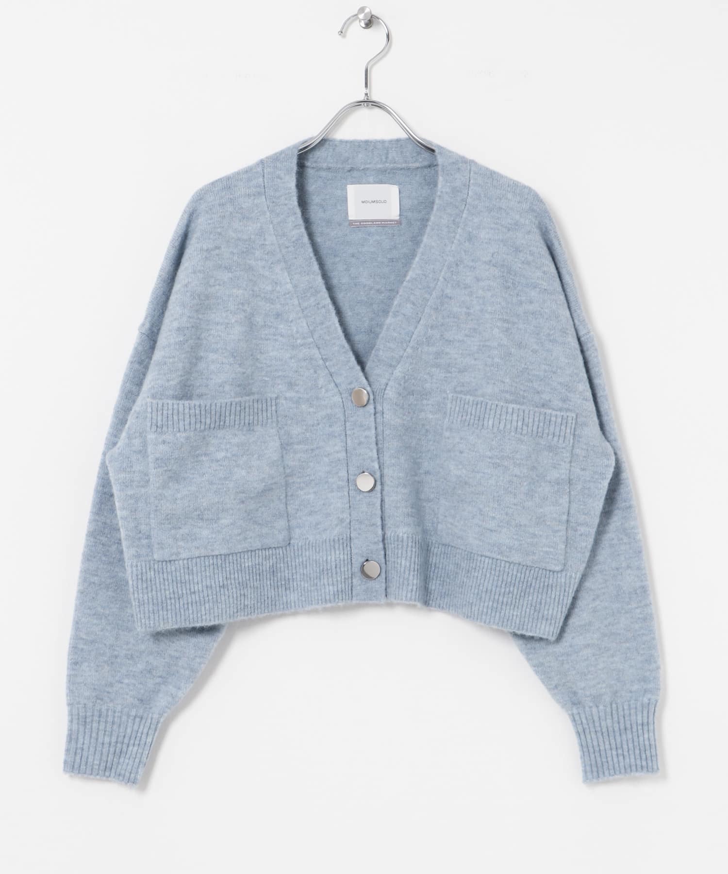 『別注』MIDIUMISOLID×TGM　wide cardigan blue FREE