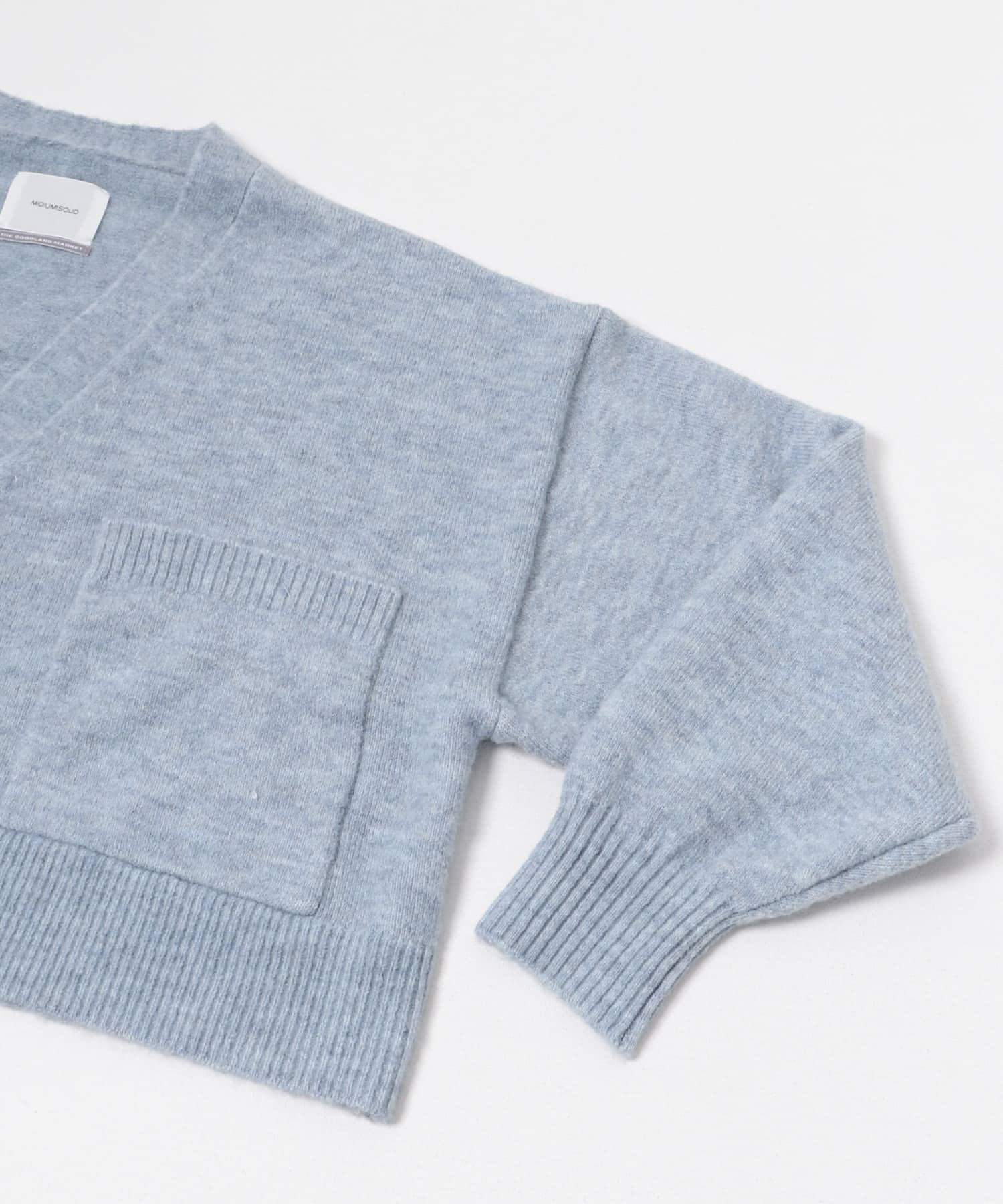 『別注』MIDIUMISOLID×TGM　wide cardigan blue FREE