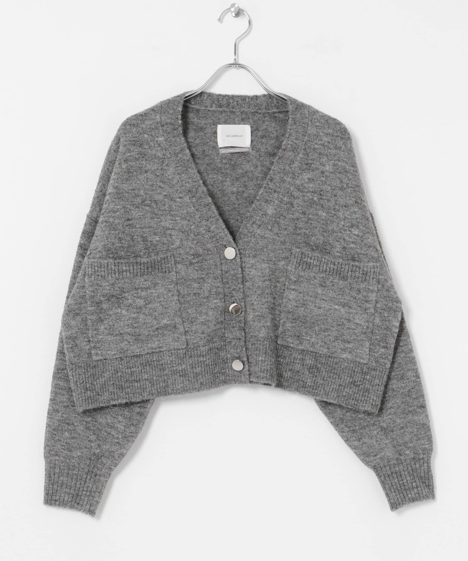 『別注』MIDIUMISOLID×TGM　wide cardigan gray FREE