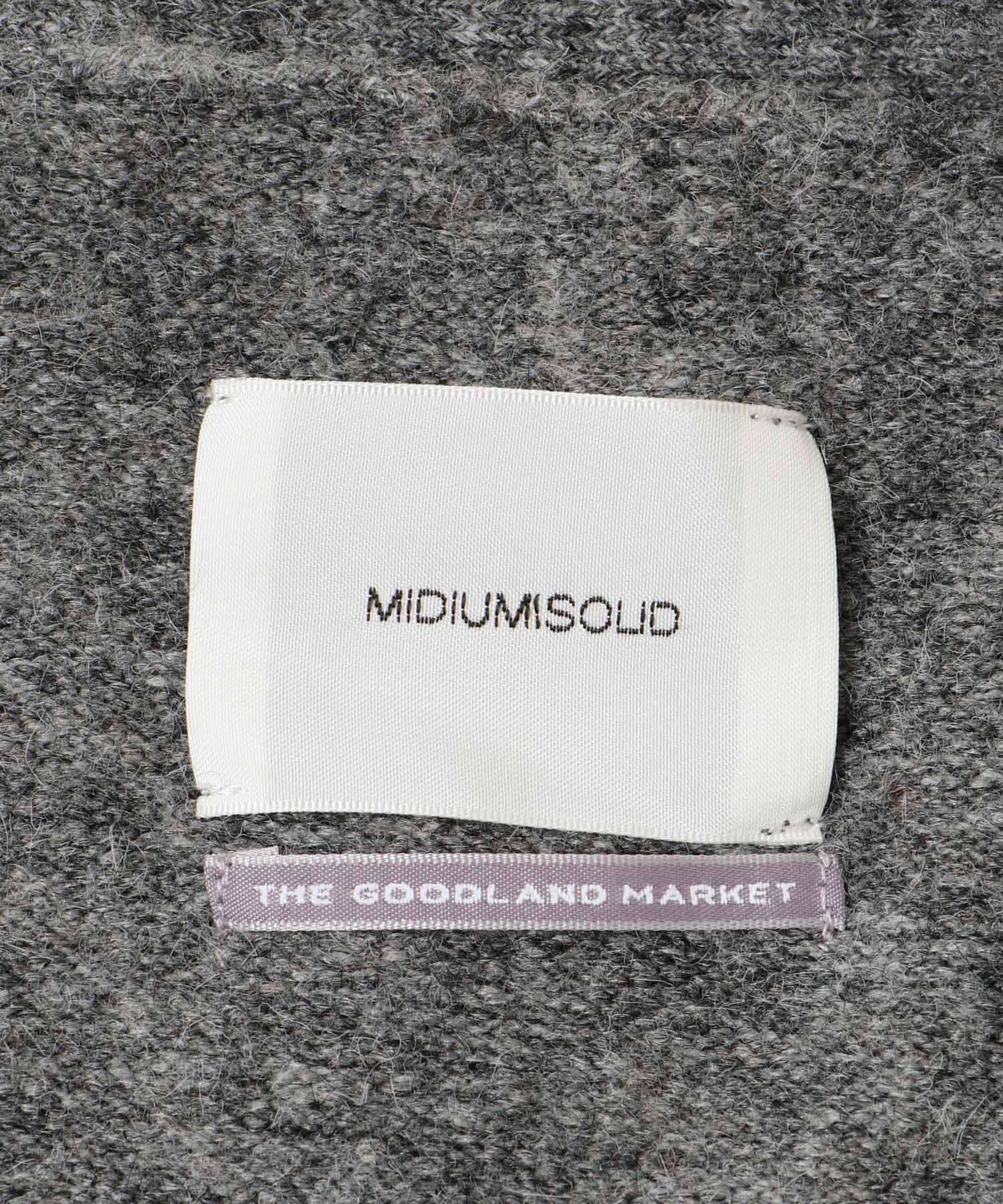 『別注』MIDIUMISOLID×TGM　wide cardigan gray FREE