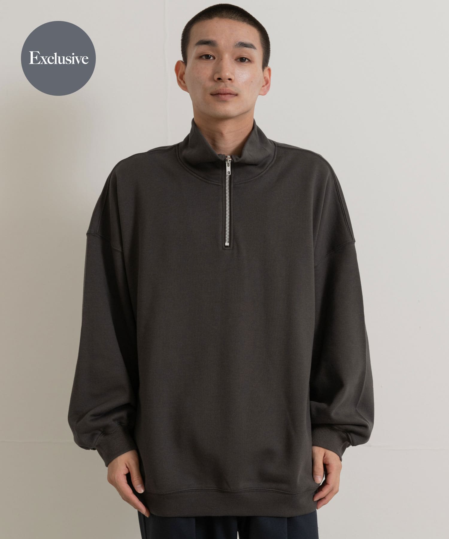 『別注』MIDIUMISOLID×TGM　Zipup Pullover