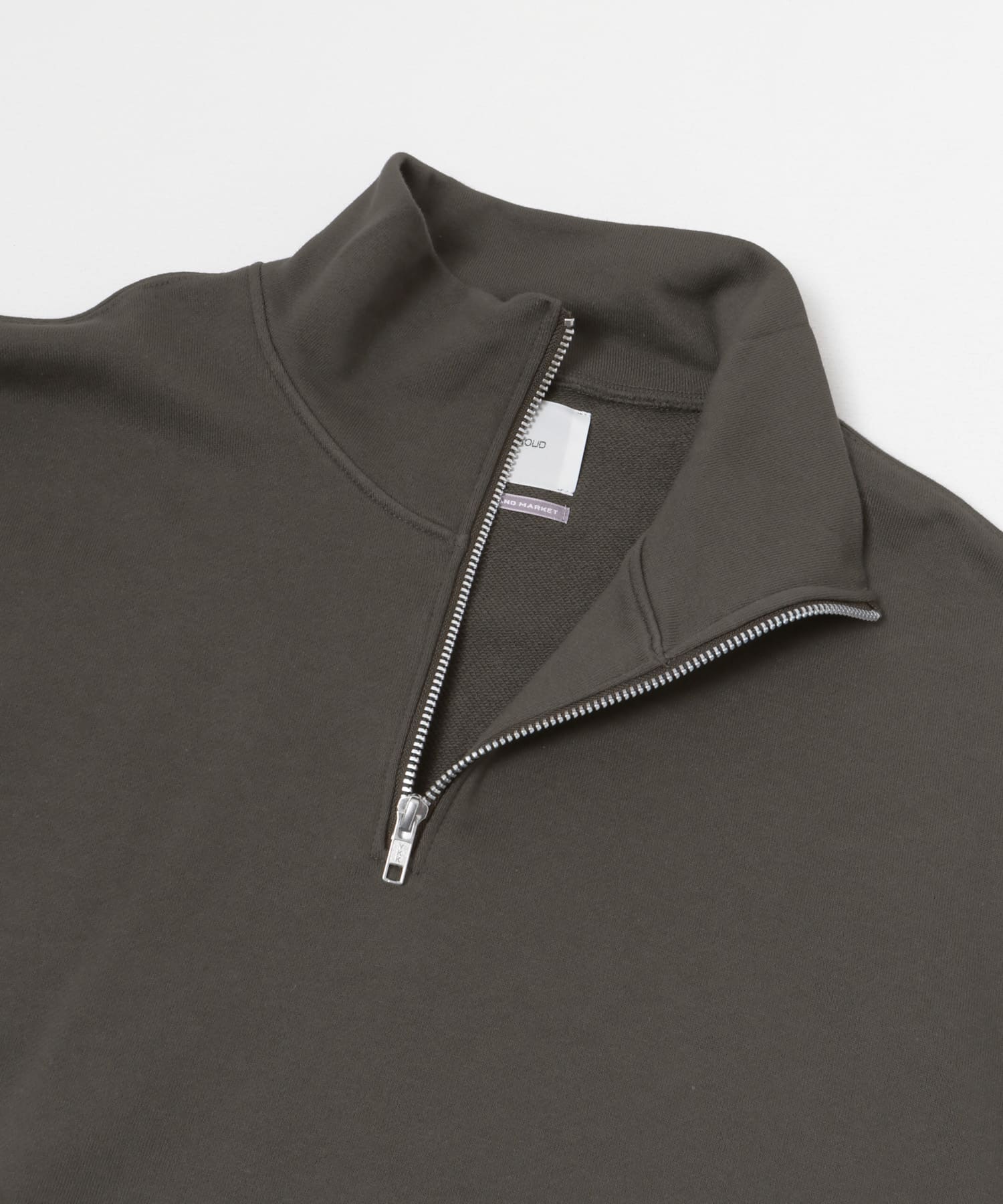 『別注』MIDIUMISOLID×TGM　Zipup Pullover gray FREE